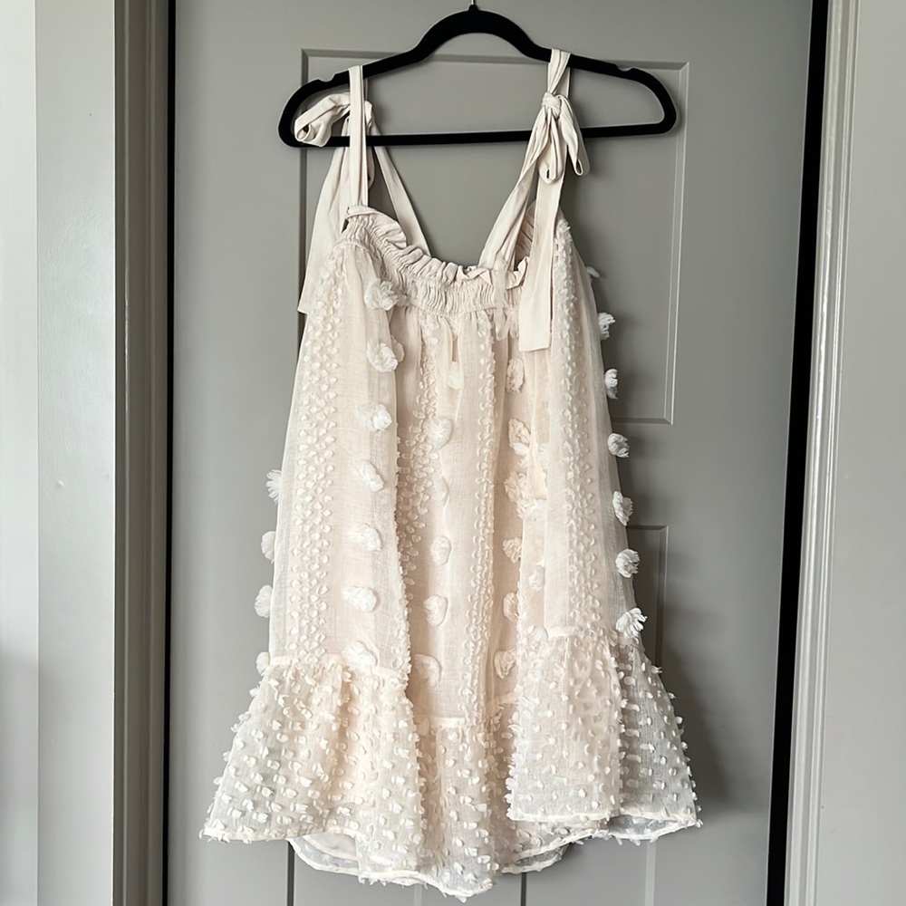 Large, Vici neutral mini dress